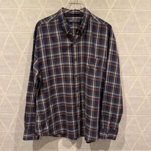 Vince Mens Long Sleeve Plaid Button Up XXL